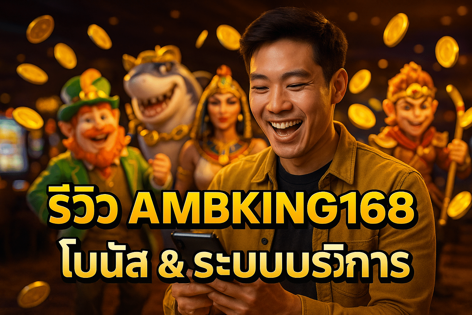 รีวิว AMBKING168 โบนัส & ระบบบริการ