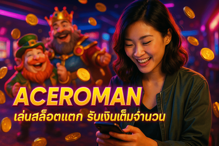ACEROMAN เล่นสล็อตแตก รับเงินเต็มจำนวน