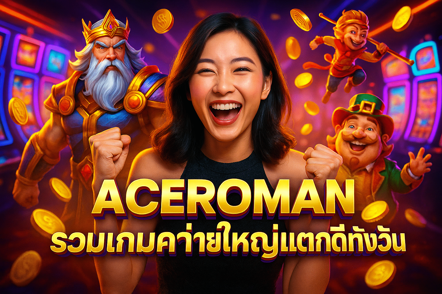 ACEROMAN รวมเกมค่ายใหญ่แตกดีทั้งวัน